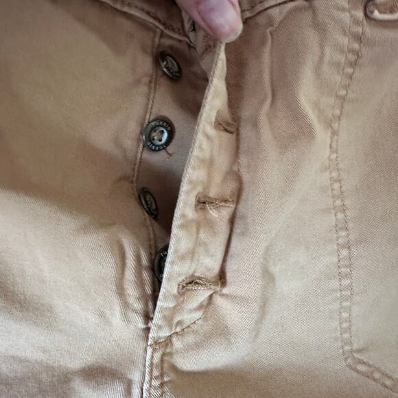 Torrid Shorts Expose Button Fly Cuffed Hem Tan Causal Comfy Summer Womans - Picture 2 of 5